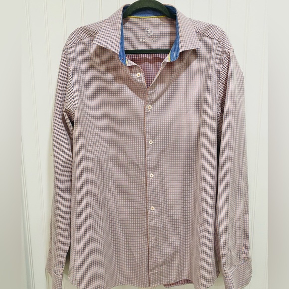 Bugatchi Other - Bugatchi Checkered Long-Sleeve Shirt. 💯 cotton
